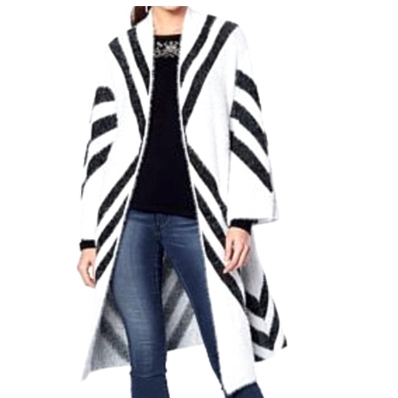 Curations Sweaters - Curations Chevron Duster Sweater